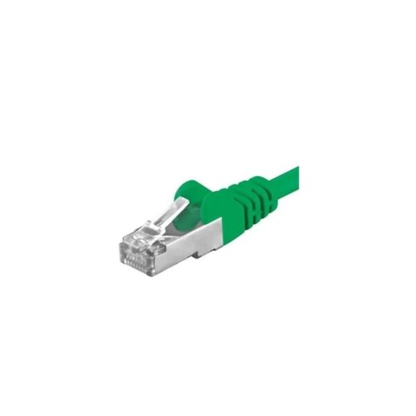 Patchcord SFTP RJ45-RJ45 Cat.6A, 2m, verde – Patch cord-uri UTP/FTP/SFTP, SFTP – vedere frontală