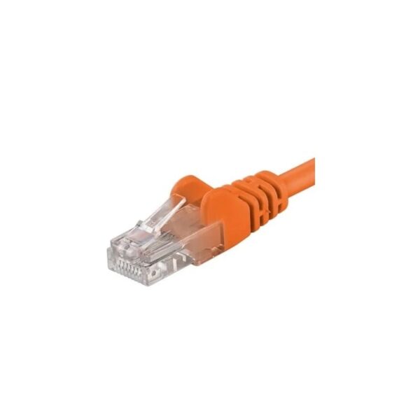 Patchcord UTP RJ45-RJ45 Cat.5e 5m, portocaliu – Patch cord-uri UTP/FTP/SFTP, UTP – vedere frontală
