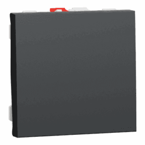 Intrerupator cap scara 10A 2m antracit Schneider Electric Noua Unica NU320354 – Antracit matt, Intrerupator cap scara – vedere frontală – partener oficial Schneider Electric