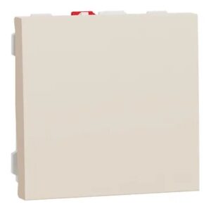 Intrerupator simplu 10A 2m bej Schneider Electric Noua Unica NU320144 – Bej lucios, Intrerupator simplu – vedere frontală – partener oficial Schneider Electric