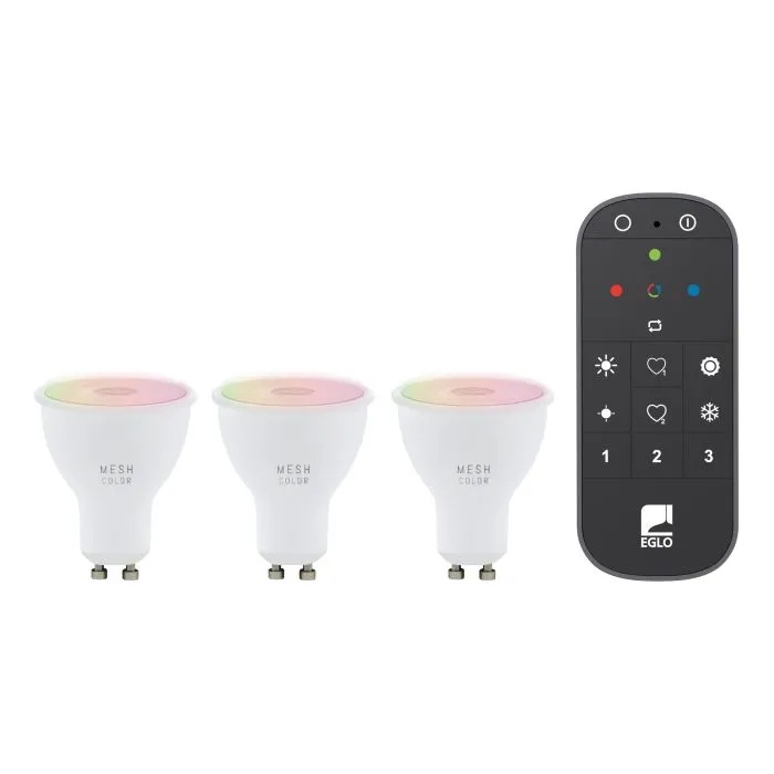 Bec GU10-LED 3X4,5W 2700-6500K 345lm Eglo 110309 – Becuri, Iluminat SMART – vedere frontală – partener oficial Eglo