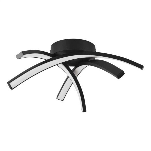 Plafoniera DESTRO-E LED 11W 3000K IP20 Eglo 74077 – Iluminat interior, ECO – vedere frontală – partener oficial Eglo