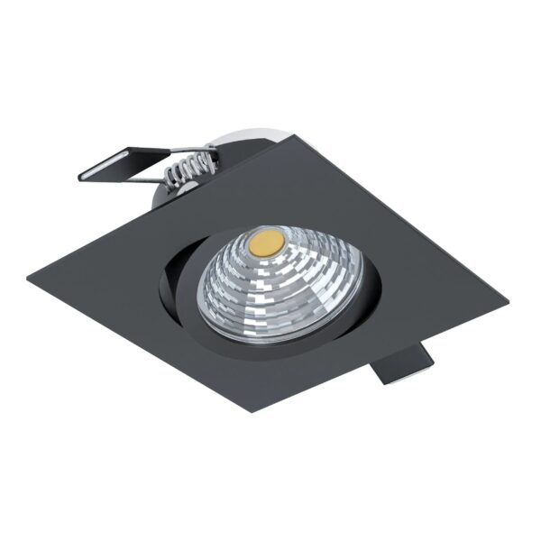Spot incastrat SALICETO LED 6W 4000K IP20 88x88mm Eglo 33394 – Iluminat interior, Corpuri de iluminat – vedere frontală – partener oficial Eglo