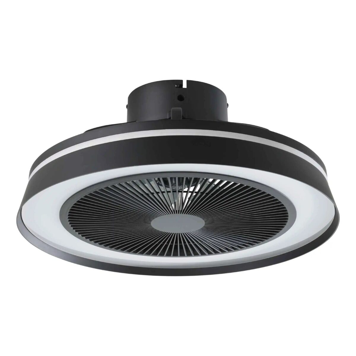 Ventilator plafon VALLONIA 1 LED 1X25,2W;1X6,5W 2700-6500K IP20 D480mm Eglo 35217 – Iluminat interior, Fan/Ventilator – vedere frontală – partener oficial Eglo