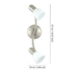 Aplica Dakar 1 Eglo 88473 - E14 2X40W IP20