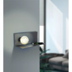 Aplica EGLO CIGLIE 98264 - E27 1X60W - Otel - Negru