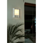 Aplica exterior EGLO CITY 88144 - E27 1X60W IP44 - Inox - Alb