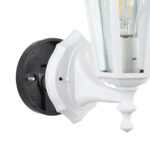 Aplica exterior EGLO LATERNA 5 22463 - E27 1X60W IP44 - Sticla - Alb