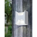 Aplica exterior EGLO MORINO 93318 - LED 2X2.5W 360 Gradem 3000K IP44 - Aluminiu turnat - Alb