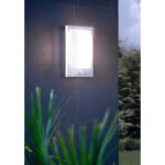 Aplica exterior EGLO VERRES 97238 - E27 1X12W IP44 - Inox - Plastic - Alb