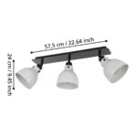 Aplica Matlock Eglo 43829 - E27 3X40W IP20