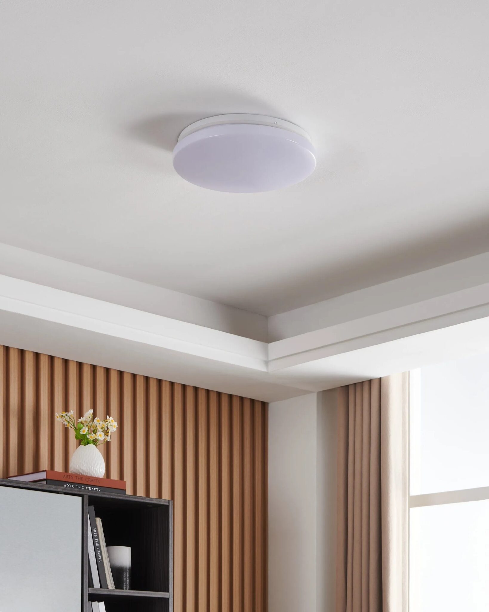 Aplica / Plafoniera APPRODO LED 18W 3000K IP54 Eglo 901527 – Otel, Alb, Plastic, Alb, 3000K, "9008606313174" – imagine în ambient modern – partener oficial Eglo