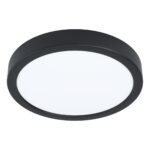 Aplica / Plafoniera FUEVA 5 LED 17W 3000K IP20 Eglo 901013 – Otel, Negru, Plastic, Alb, 3000K, "9008606299522" – vedere frontală – partener oficial Eglo
