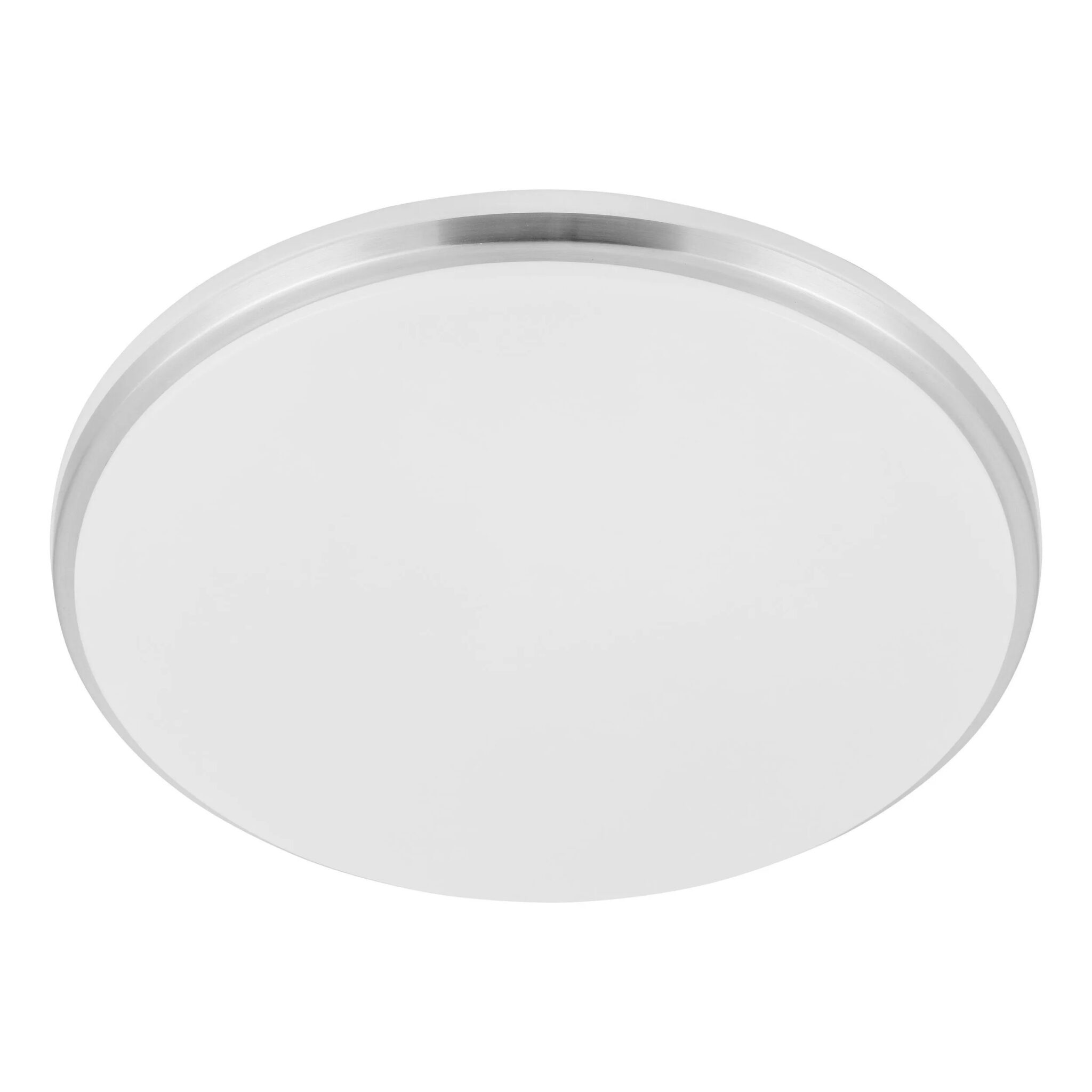 Aplica / Plafoniera MARGIDORE LED 18W 3000K, 4000K, 6000K IP54 Eglo 901528 – Otel, Alb, Plastic, Alb, Nichel satinat, 3000K, 4000K, 6000K, "9008606313181" – vedere frontală – partener oficial Eglo