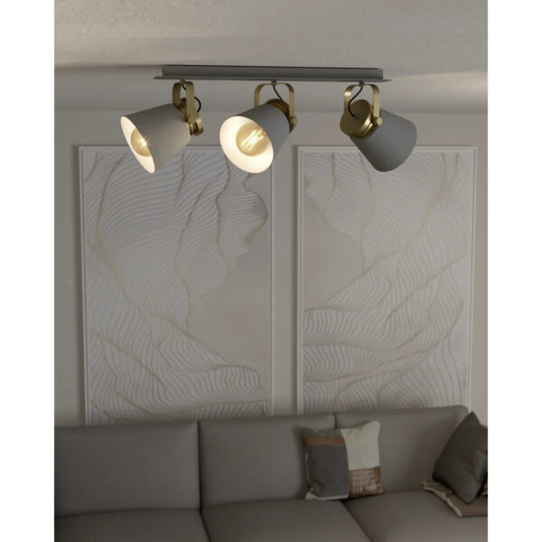 Aplica Twicken Eglo 43837 - E27 3X40W IP20