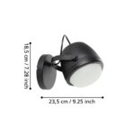 Aplica Upanema Eglo 390081 - E27 1X28W IP20