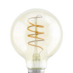Bec E27 LED G80 1X4W 2200K Eglo 110075 – Becuri, Corpuri de iluminat – detaliu material și finisaj – partener oficial Eglo