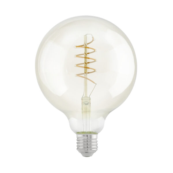 Bec E27 LED G125 1X4W 2200K Eglo 110076 – Becuri, Corpuri de iluminat – vedere frontală – partener oficial Eglo