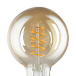 Bec E27 LED G95 1X4W 2200K Eglo 110081 – Becuri, Corpuri de iluminat – detaliu material și finisaj – partener oficial Eglo
