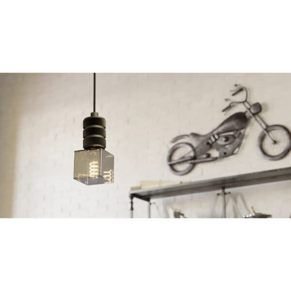 Bec E27 LED CUBE 1X4W 1700K Eglo 11819 – Becuri, Corpuri de iluminat – imagine în ambient modern – partener oficial Eglo