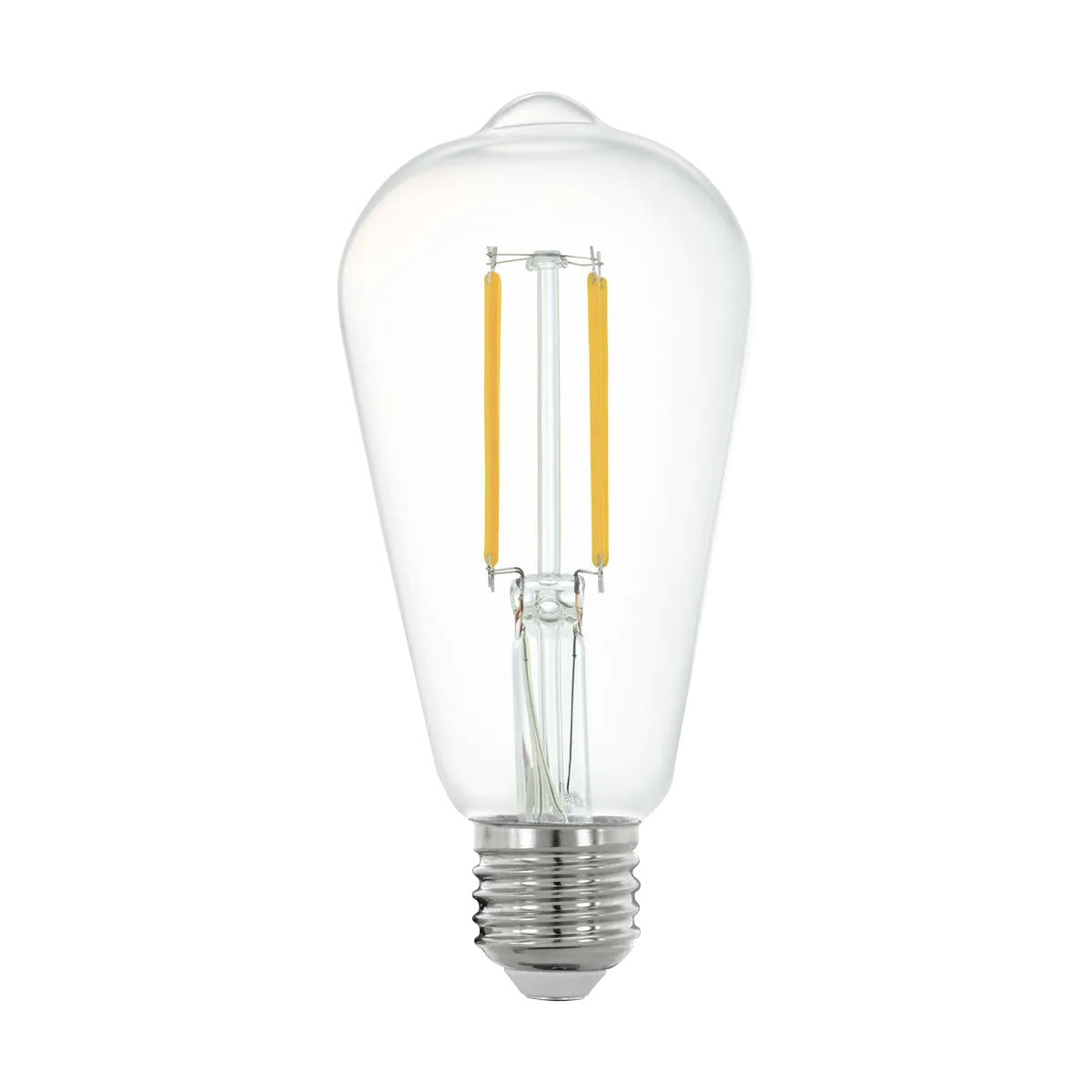 Bec E27 LED ST64 1X6W 2700K Eglo 12227 – Becuri, Iluminat SMART – vedere frontală – partener oficial Eglo