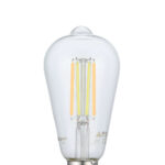 Bec E27 LED ST64 1X6W CCT Eglo 12236 – Becuri, Iluminat SMART – detaliu material și finisaj – partener oficial Eglo