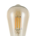 Bec E27 LED ST64 1X4,9W 2200K Eglo 12258 – Becuri, Iluminat SMART – detaliu material și finisaj – partener oficial Eglo