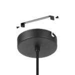 Pendul CALARI E27 1X40W Eglo 31073 – Otel, Negru, "9002759310738" – detaliu material și finisaj – partener oficial Eglo