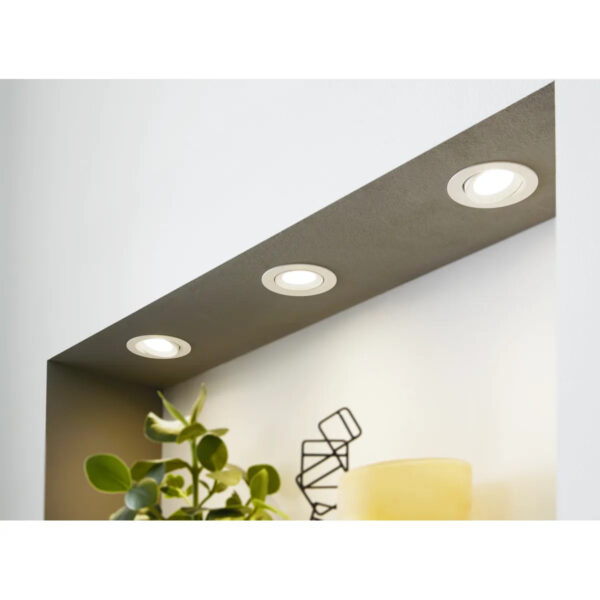 Set 3 spoturi incastrate EGLO SARTIANO 32896 - LED 3X5W 1410lm 3000K D90mm – Iluminat interior, Corpuri de iluminat – imagine în ambient modern – partener oficial Eglo