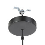 Pendul PAISANO E27 1X40W Eglo 390238 – Otel, Negru, Ratan, natural, "9008606243433" – detaliu material și finisaj – partener oficial Eglo