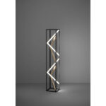 Lampadar PENELA LED 23W 2700-6500K IP20 1160mm Eglo 390419 – Aluminiu, Otel, Aur, Negru, 2700-6500K, "9008606313778" – imagine în utilizare reală – partener oficial Eglo