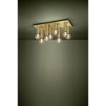 Plafoniera MARZENO E27 8X40W Eglo 39959 – Iluminat interior, Stars of Light (Crystal & Design) – imagine în ambient modern – partener oficial Eglo