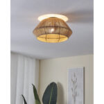 Plafoniera ALDERNEY E27 1X40W Eglo 43784 – Iluminat interior, Vintage – imagine în ambient modern – partener oficial Eglo