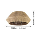 Plafoniera ALDERNEY E27 1X40W Eglo 43784 – Iluminat interior, Vintage – dimensiuni tehnice – partener oficial Eglo