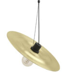 Pendul LINTMILL E27 1X40W IP20 D400mm Eglo 44029 – Otel, Negru, Otel, alama periata, "9002759440299" – detaliu material și finisaj – partener oficial Eglo