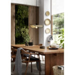 Pendul MARYWELL E27 1X40W IP20 500mm Eglo 44044 – Otel, Negru, Lemn, Maro, "9002759440442" – imagine în ambient modern – partener oficial Eglo