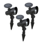 Set 3 lampi solare LED EGLO 48504 3X 4X0.06W – Negru