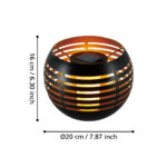 Solar LED 12X0,03W Eglo 48954 – Iluminat exterior, Solar – dimensiuni tehnice – partener oficial Eglo