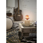 Veioza vintage EGLO PRESTWICK 49812 - E27 1X60W - Ceramica - Gri – Iluminat interior, Vintage – imagine în ambient modern – partener oficial Eglo