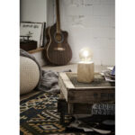 Veioza vintage EGLO PRESTWICK 49812 - E27 1X60W - Ceramica - Gri – Iluminat interior, Vintage – imagine în ambient modern – partener oficial Eglo