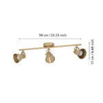 Aplica spot SERAS GU10 3X3W Eglo 900172 – Iluminat interior, Corpuri de iluminat – dimensiuni tehnice – partener oficial Eglo