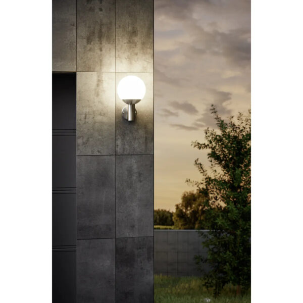 Aplica NISIA-Z IP44 1X9W Eglo 900265 – Iluminat exterior, Iluminat SMART – imagine în ambient modern – partener oficial Eglo