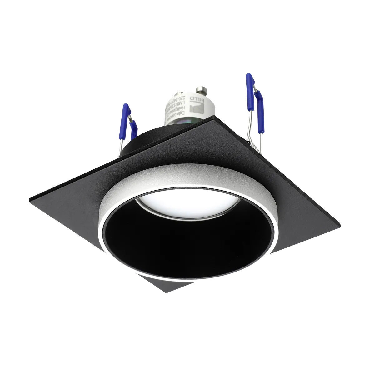 Rama spot Carosso Eglo 900452 – GU10 1X35W IP20 Rama spot CAROSSO GU10 93X93mm Eglo 900452 – Iluminat interior, Corpuri de iluminat – vedere frontală – partener oficial Eglo