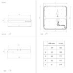 Plafoniera GENOVESE-Z 22W Eglo 900477 – Iluminat interior, Iluminat SMART – dimensiuni tehnice – partener oficial Eglo