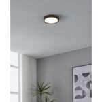 Aplica / Plafoniera FUEVA 5 LED 17W 3000K IP20 Eglo 901013 – Otel, Negru, Plastic, Alb, 3000K, "9008606299522" – imagine în ambient modern – partener oficial Eglo