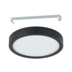 Aplica / Plafoniera FUEVA 5 LED 17W 3000K IP20 Eglo 901013 – Otel, Negru, Plastic, Alb, 3000K, "9008606299522" – detaliu material și finisaj – partener oficial Eglo