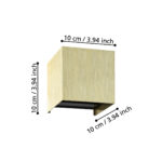 Aplica VALMONTONE LED 2X1,5W 3000K IP20 Eglo 901091 – Aluminiu, Alama periata, Sticla, Clar, 3000K, "9008606315987" – dimensiuni tehnice – partener oficial Eglo