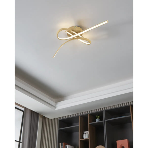 Plafoniera LED SELVINA 2 Eglo 901103-20,5W cu lumină caldă IP20 – Iluminat interior, Corpuri de iluminat – imagine în ambient modern – partener oficial Eglo