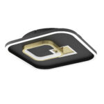 Aplica / Plafoniera TIRIOLO LED 21,3W 4000K IP20 Eglo 901245 – Plastic, Otel, Aur, Negru, 4000K, "9008606316373" – vedere frontală – partener oficial Eglo