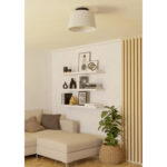 Plafoniera FEBRES E27 1X60W IP20 D350mm Eglo 901259 – Iluminat interior, Corpuri de iluminat – imagine în ambient modern – partener oficial Eglo